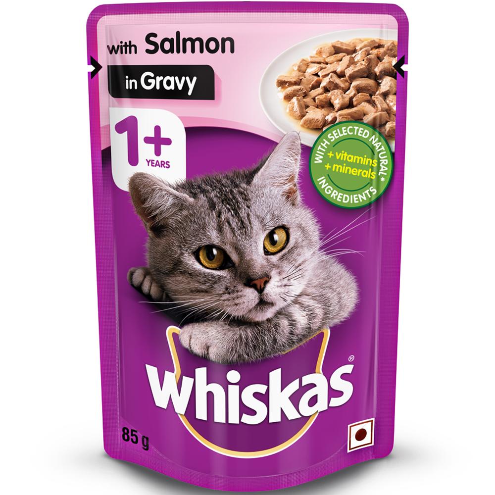 Whiskas Wet Gravy For Cats Adult Salmon