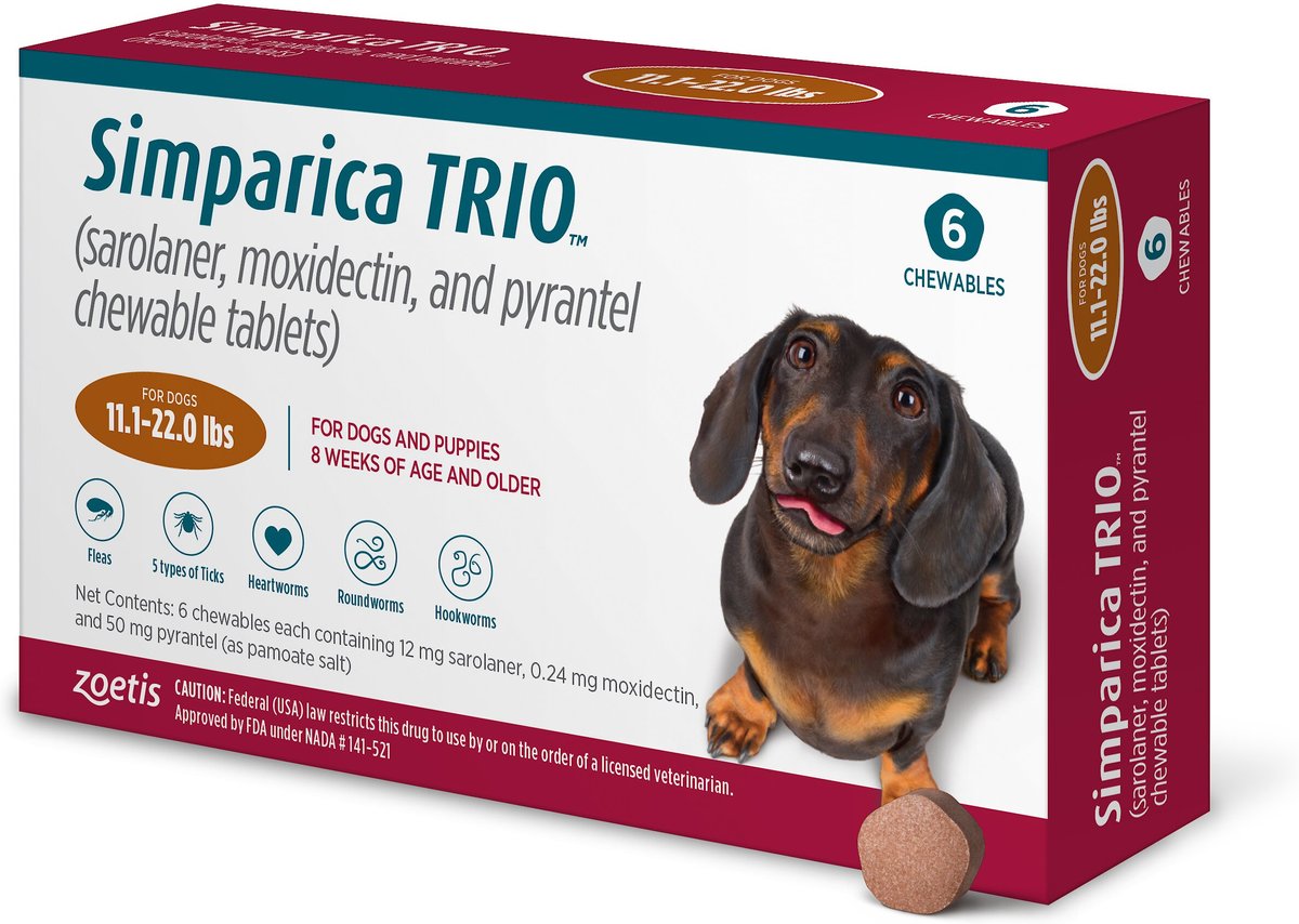 Simparica Trio Chewable Tablets