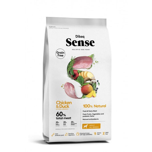 Dibaq Sense Dog / Puppy Food (Adult Chicken & Duck) 2Kg