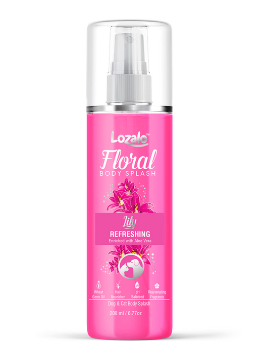 Lozalo Floral Body Splash Perfume 200 ml (Lily)