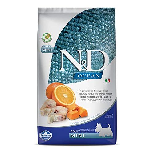 N&D ocean  COD Pumpkin &Orange Mini Adult