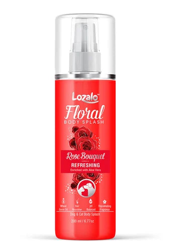 Lozalo Floral Body Splash Perfume 200 ml (Rose Bouquet)