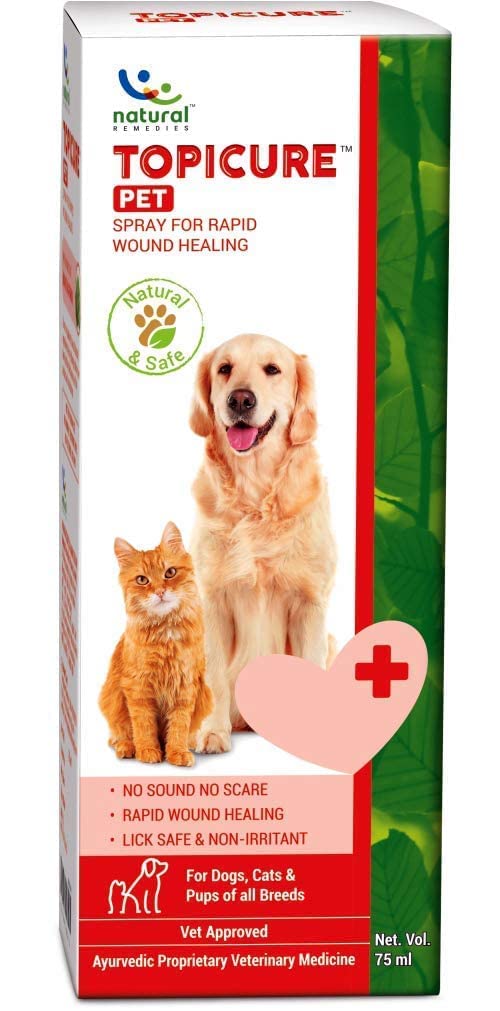 Topicure Pet Wound Healing Spary For Dogs & Cats